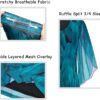6. Women's 34 Sleeve Mesh Tunic Blouse – Dressy Casual Tops